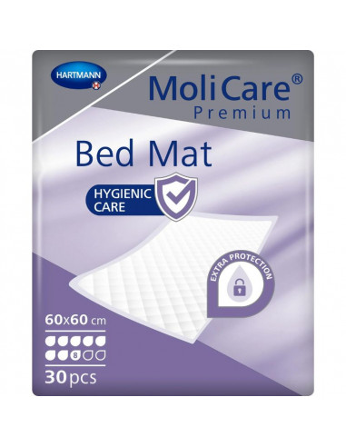 MoliCare Premium underlays 8 drops 60 x 60 cm 30 pieces