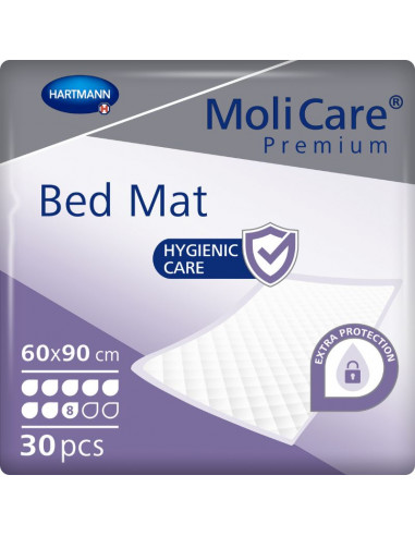 Подкладки MoliCare Premium 8 капель 60 x 90 см 30 шт.