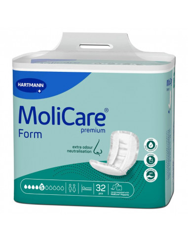 MoliCare Premium FORM 5 gotas inserir 32 peças