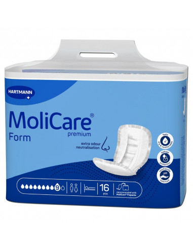 MoliCare Premium FORM 9 gotas inserir 16 peças