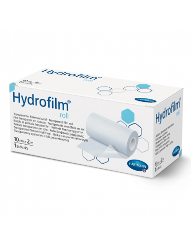 Hydrofilm Roll Läpinäkyvä kiinnityslaastari 2 mx 10 cm