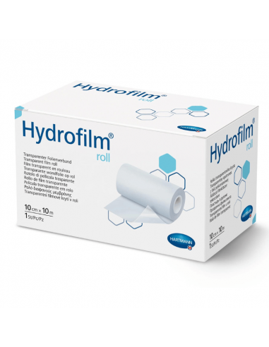 Hydrofilm Roll Cerotto di fissaggio trasparente 10 mx 10 cm