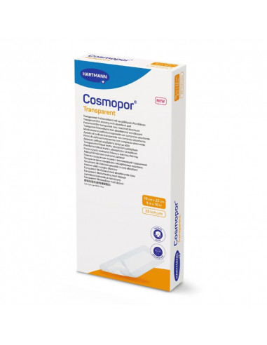 Cosmopor Transparant eilandpleister/wondverband steriel 10 x 25 cm 25 stuks