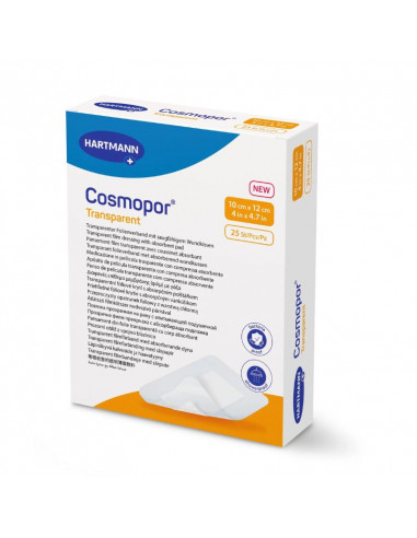 Cosmopor Transparant eilandpleister/wondverband steriel 10 x 12