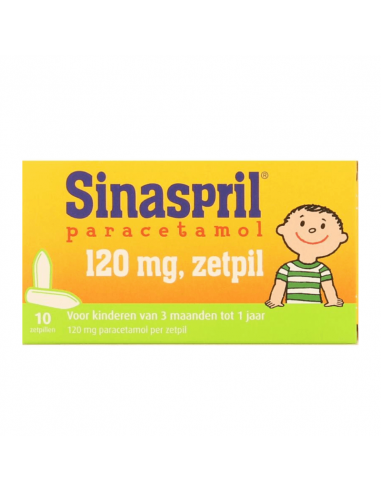 Sinaspril paracetamol 120 mg 10 stikpiller