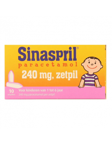 Sinaspril paracetamol 240 mg 10 czopków