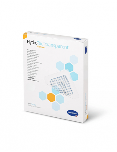 Bandagem de hidrogel HydroTac Transparent Comfort 6,5 x 10 cm 10 peças