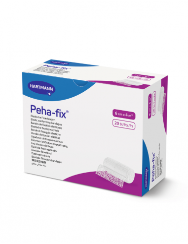 Peha-Fix hydrofilowy bandaż elastyczny 4 mx 6 cm 20 sztuk