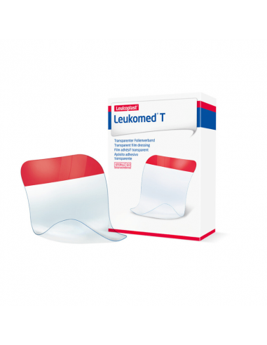 Leukomed T Transparante eilandpleister 7,2 x 5 cm 5 stuks