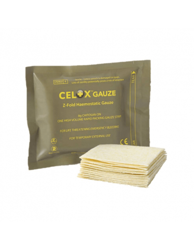 Celox Gauze Z-fold hemostatická gáza