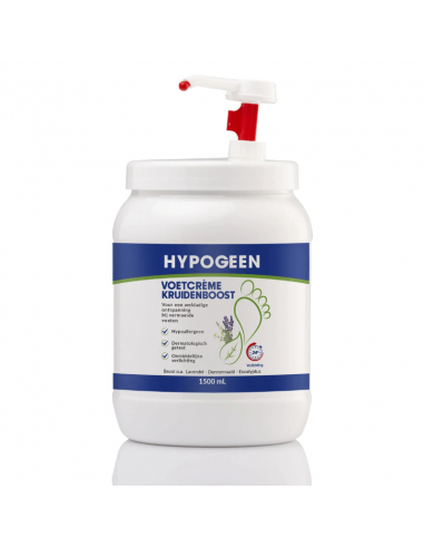 Hypogene Fußcreme Herbal Boost 1500 ml