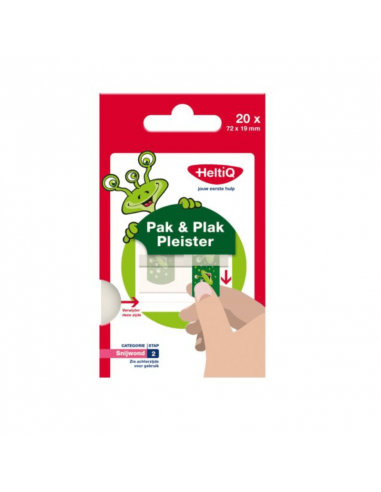 HeltiQ Pak & Stick emplastros verdes