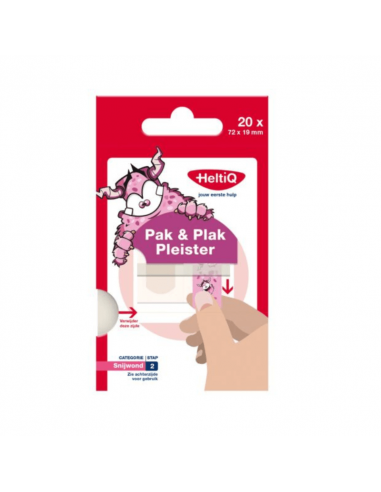 HeltiQ Pak & Stick apósitos rosa