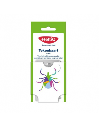 HeltiQ Tick card including magnifying glass