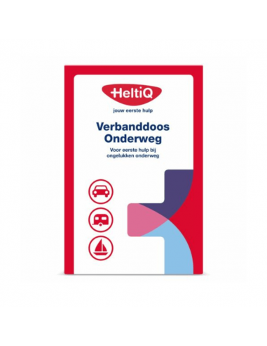 HeltiQ first aid kit on the road