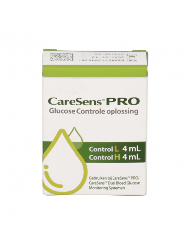 CareSens Pro -kontrolliliuos 2 x 4,0 ml