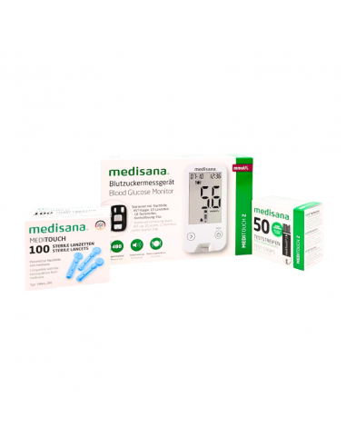 Pack de démarrage pour lecteur de glycémie Medisana MediTouch2 Plus