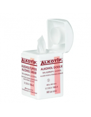 Alkotip dispenser alcoholdoekjes 155 stuks