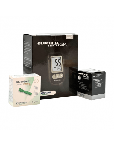 Pack de démarrage pour lecteur de glycémie Glucofix Tech 2K PLUS