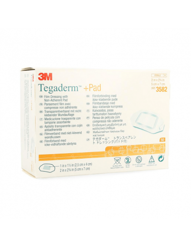 Tegaderm +Pad Прозрачный бинт 5 х 7 см 50 шт.