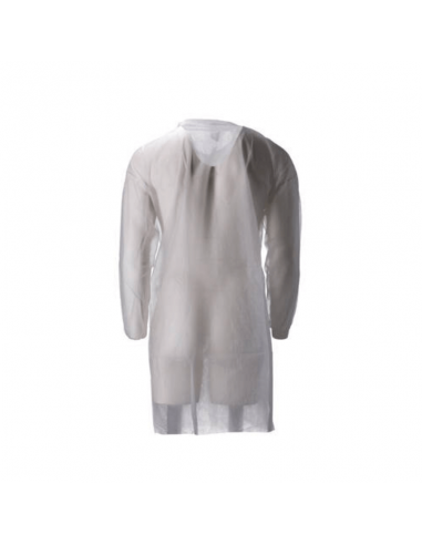 PP Non Woven Visitor Jacket Velcro White XXL 30 Gr. 100 St.