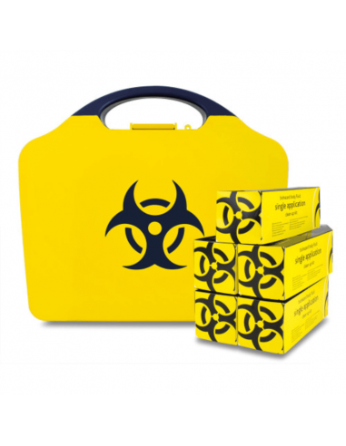 Biohazard fluids Kit sisältää 5 täyttöä