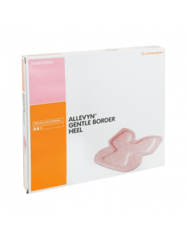 Allevyn Gentle Border Heel Foam Bandage 23 x 23,2 cm 5 kpl