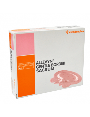 Allevyn Gentle Border Sacrum Bandage en mousse 23 x 21,6 cm 10 pièces