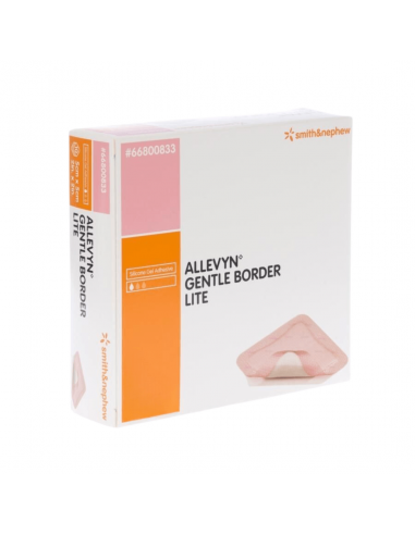 Allevyn Gentle Border Lite Bandage en mousse 5 x 5 cm 10 pièces