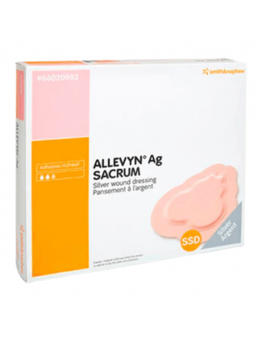 Allevyn AG Sacrum petit bandage en mousse 17 x 17 cm 10 pièces