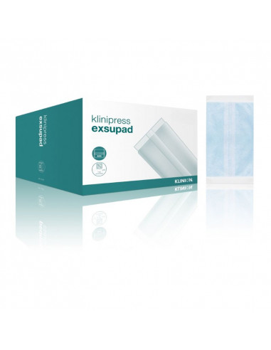 Bandagem absorvente pesada Klinion Exsupad 20 x 20 cm 15 peças