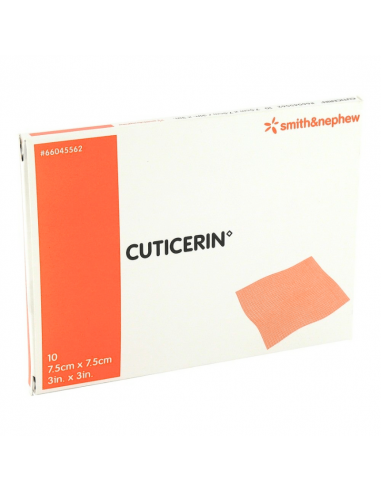 Cuticerin salve kompres 7,5 x 7,5 cm 10 stk