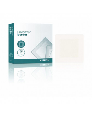 Mesitran Border honningbandage inkl fikseringskant 10 x 10 cm 5 stk