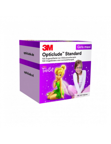 3M Opticlude Eye Patches Disney Maxi Girls 100 Pieces