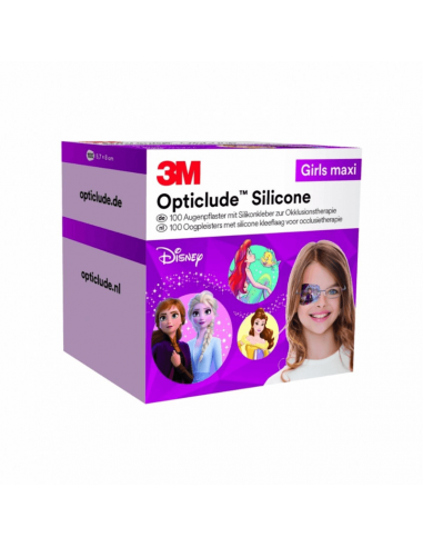 3M Opticlude Bende per occhi in silicone Disney Maxi Girls 100 pezzi