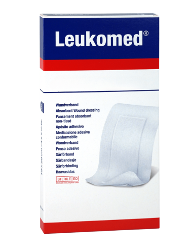 Leukomed eilandpleister 7,2 x 5 cm 5 stuks