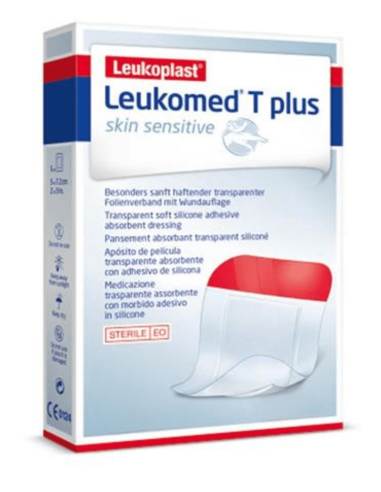 Leukomed skin sensitive eilandpleister 5 x 7,2cm 5 stuks