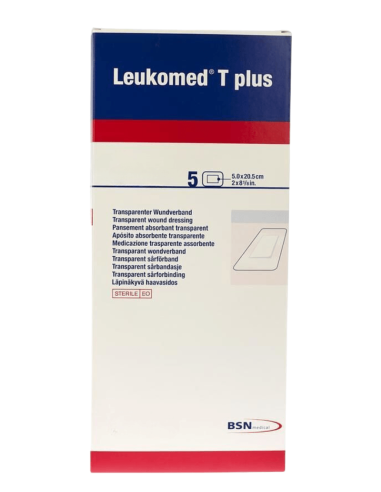 Leukomed T PLUS eilandpleister 10 x 25 cm 50 stuks