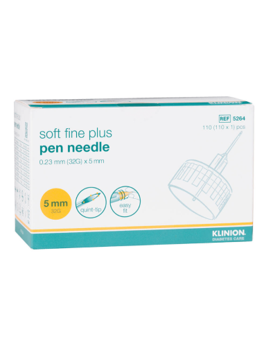 Klinion KDC Soft Fine PLUS Pennaalden 32G 5 mm 110 stuks