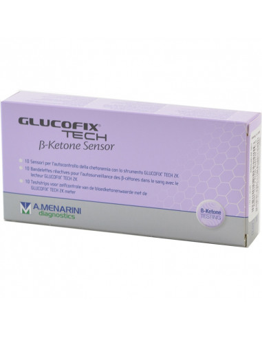 Glucofix Tech B-cetona 10 tiras