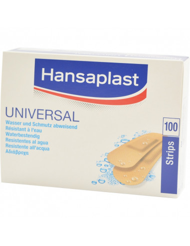 Hansaplast Universeel 19 x 72 mm 100st. - www.ehbo-centrum.nl