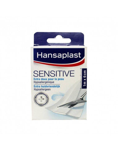 Hansaplast Sensitive 1 m x 6 cm - www.ehbo-centrum.nl