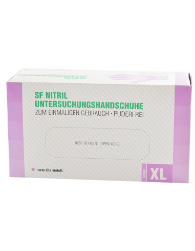 Nitriilitutkimushanskat Puuteriton Purple 200 kpl.