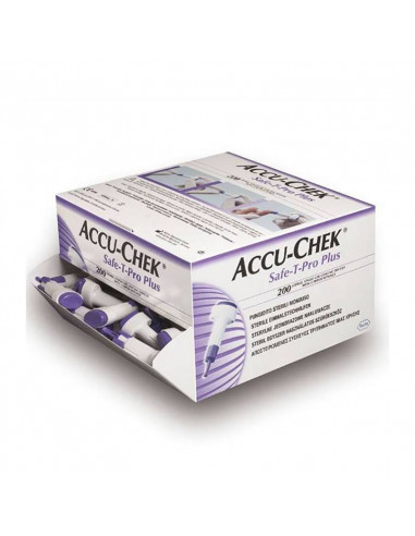 Accu-Chek Safe T Pro Plus lancete 200 kos