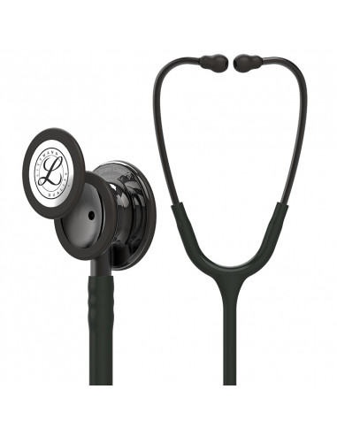 Littmann Classic III stetoskop 5811 specialudgave bryststykke med røget bryststykke sort slange