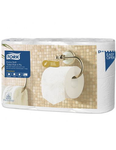 Tork Premium toilet paper 4-ply white 19 mtr x 10 cm pack of 42