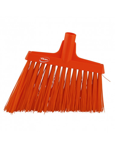 Vikan Hygiene 2914-7 Eckbesen, orange harte lange schräge Fasern, 290 mm