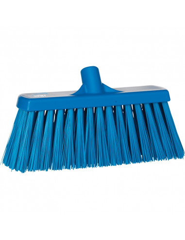 Vikan Hygiene 2915-3 Besen 30 cm, blau, harte Fasern, 330 mm