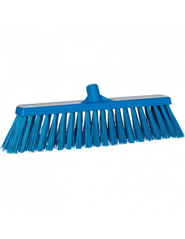 Vikan Hygiene 2920-3 Besen 47 cm, blaue Hartfasern, 530 mm