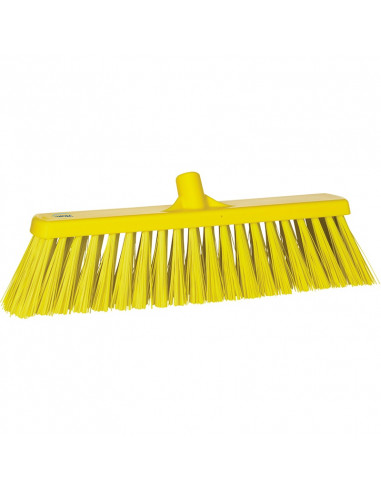 Vikan Hygiene 2920-6 bezem 47cm, geel harde vezels, 530mm